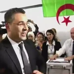 Youcef Aouchiche vote à Tizi Ouzou