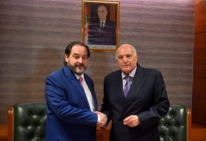 Attaf reçoit le secrétaire exécutif de l&rsquo;OLACDE