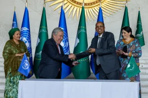 10e Dialogue annuel de haut niveau : L&rsquo;ONU et l&rsquo;UA signent une nouvelle déclaration de coopération