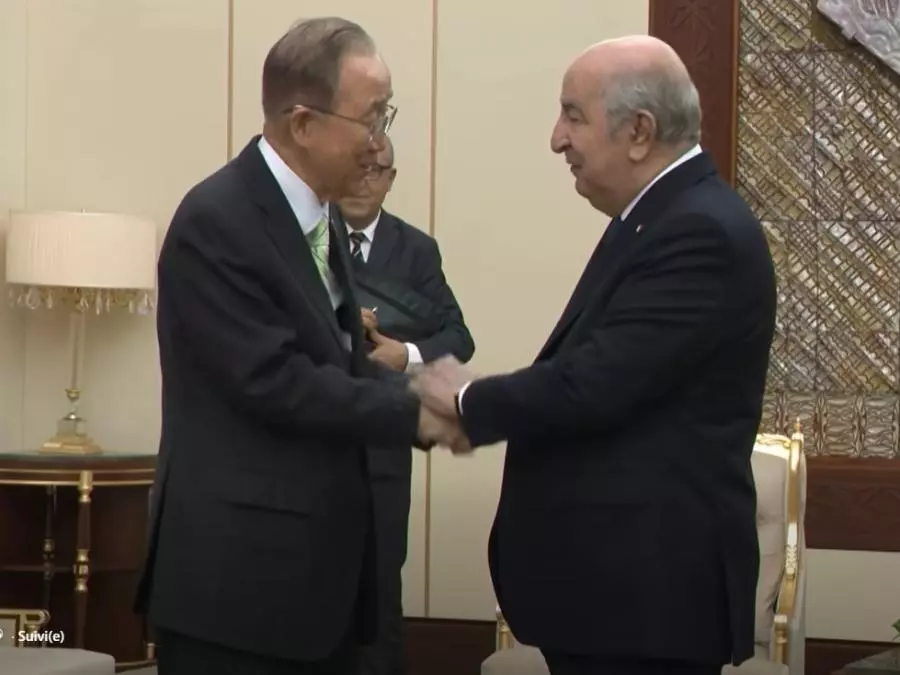 Le président de la République reçoit l’ancien Secrétaire général de l’Organisation des Nations unies